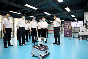 浙江省领导考察申昊科技智能机器人